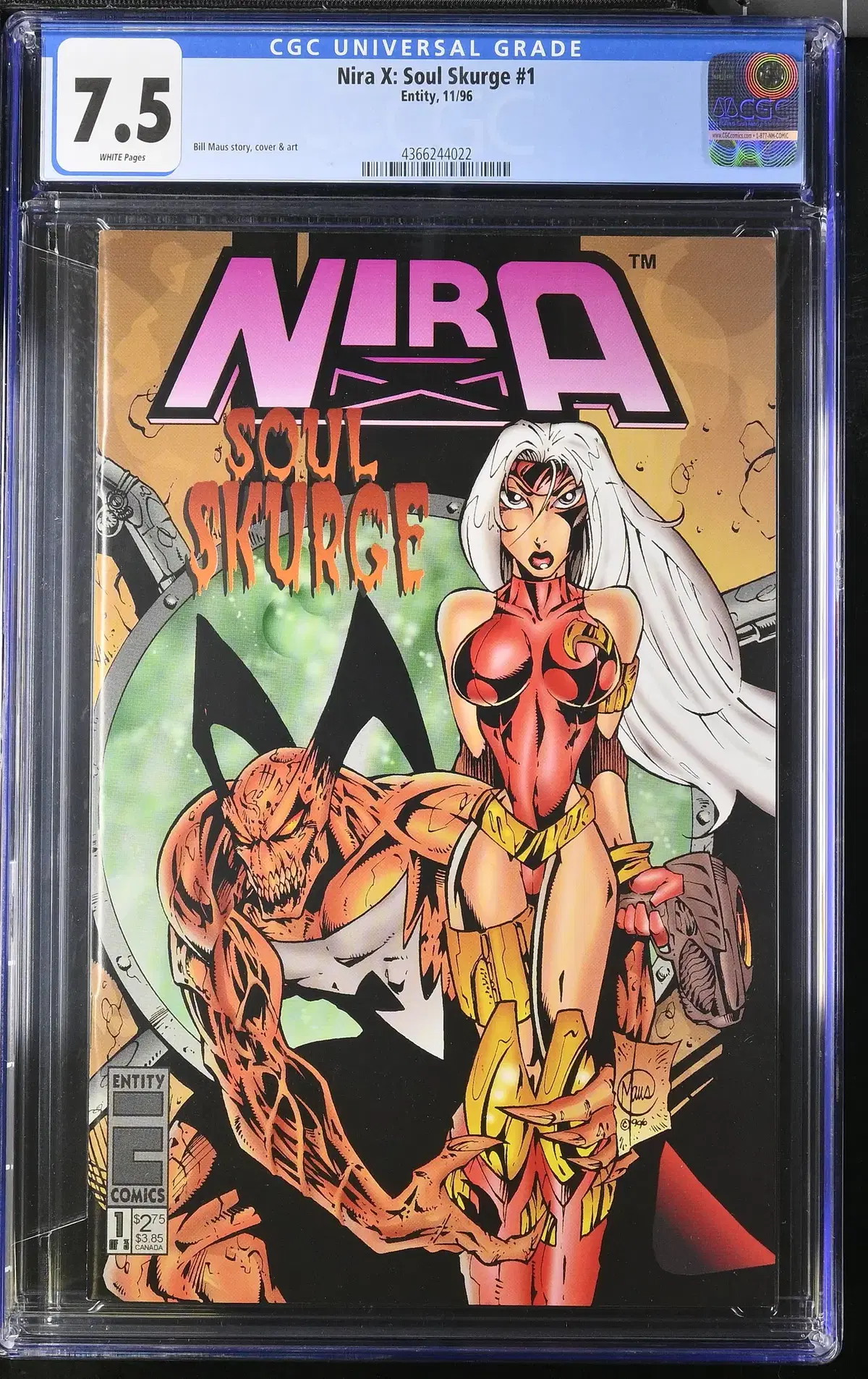 Nira X: Soul Skurge #1 1996 CGC7.5등급POP1